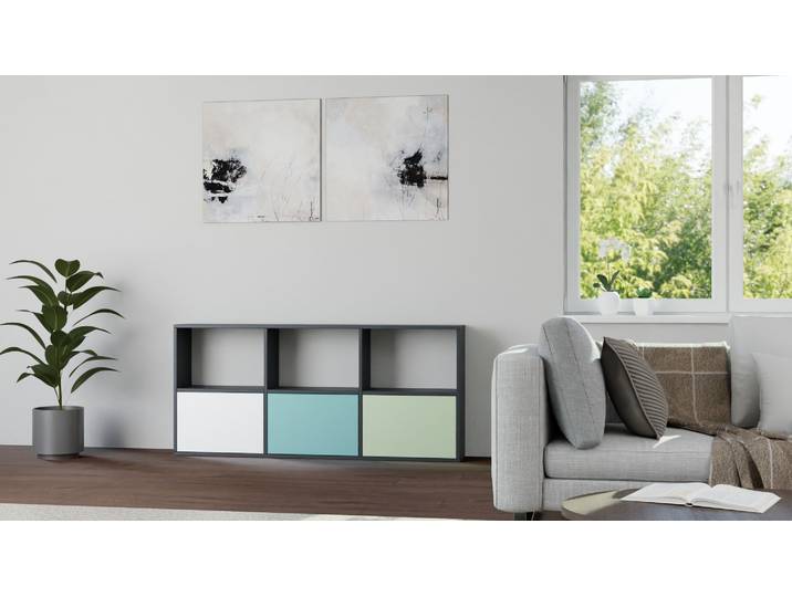 Kinderzimmer Regal Premium Dekore Schwarz