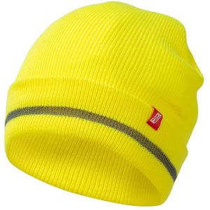 NITRAS Wintermütze Strick-Beanie, signalgelb, Thinsulate-Strickmütze, Unisex, Universalgröße