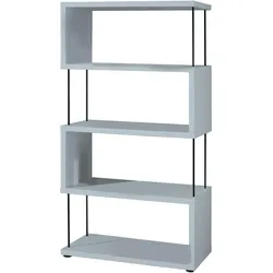 REGAL Elga 66x33x126 aus Holzwerkstoff in der Farbe aqua matt lack