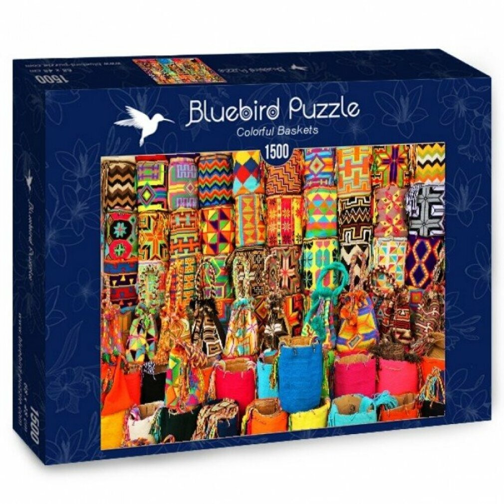 Bluebird Puzzel Kleurrijke manden 1500 stukjes