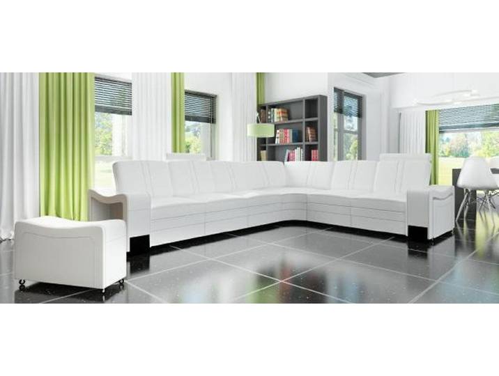 JVmoebel Ecksofa Luxuriöse Eckcouch aus Leder mit USB-Anschlüssen und Maßanfertigung, Made in Europa