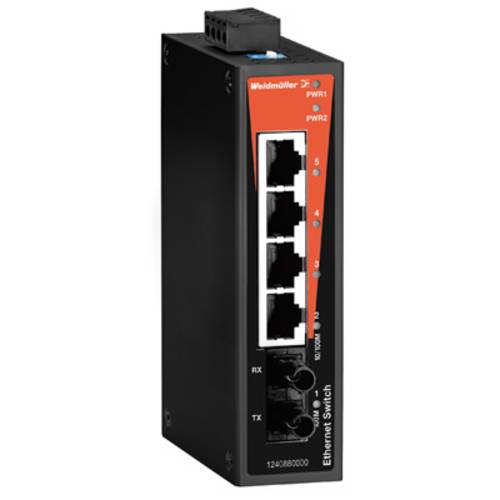 Weidmüller 1240880000 IE-SW-BL05-4TX-1ST Industrial Ethernet Switch