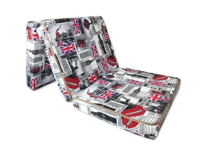 Matelas futon pliable NATALIA SPZOO - Mousse - Gris - Ferme