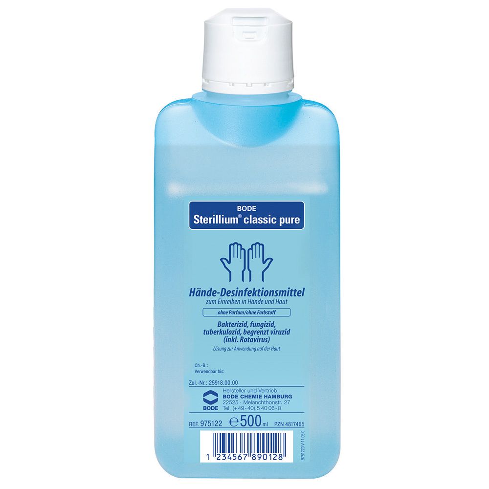 Sterillium Classic Pure Händedesinfektion Lsg. 500 ml Lösung