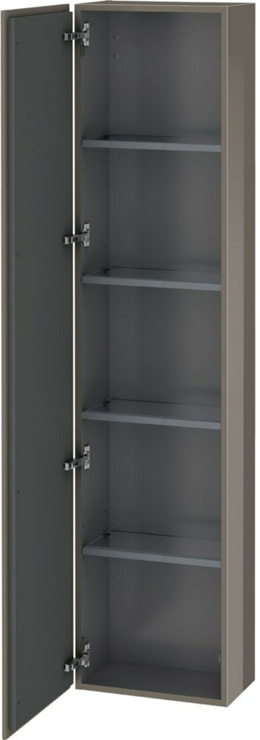 Duravit Hochschrank L-Cube 40x24,3x176cm, Tür li, flan. Gr hgl (LC1170L8989)