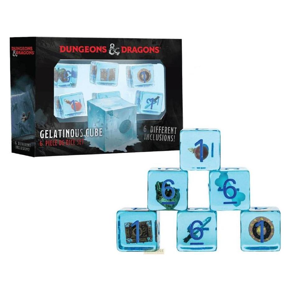 FanRoll Dungeons & Dragons Würfel Set Gelatinous Cube (6) (FNRL10967)