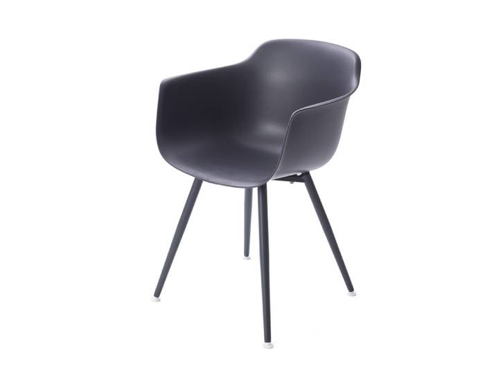 Esszimmerstuhl Alba grau Sitz/Beine anthrazit 57x80x52 cm