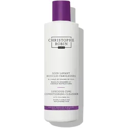 Christophe Robin, Shampoo, Luscious Curl Conditioning Cleanser with Chia Seed Oil (Flüssiges Shampoo, 250 ml)