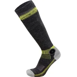 WAPITI Ski CW07 Merino Compression - Skisocken Kompression, Größe 39-41 in Grau Grau