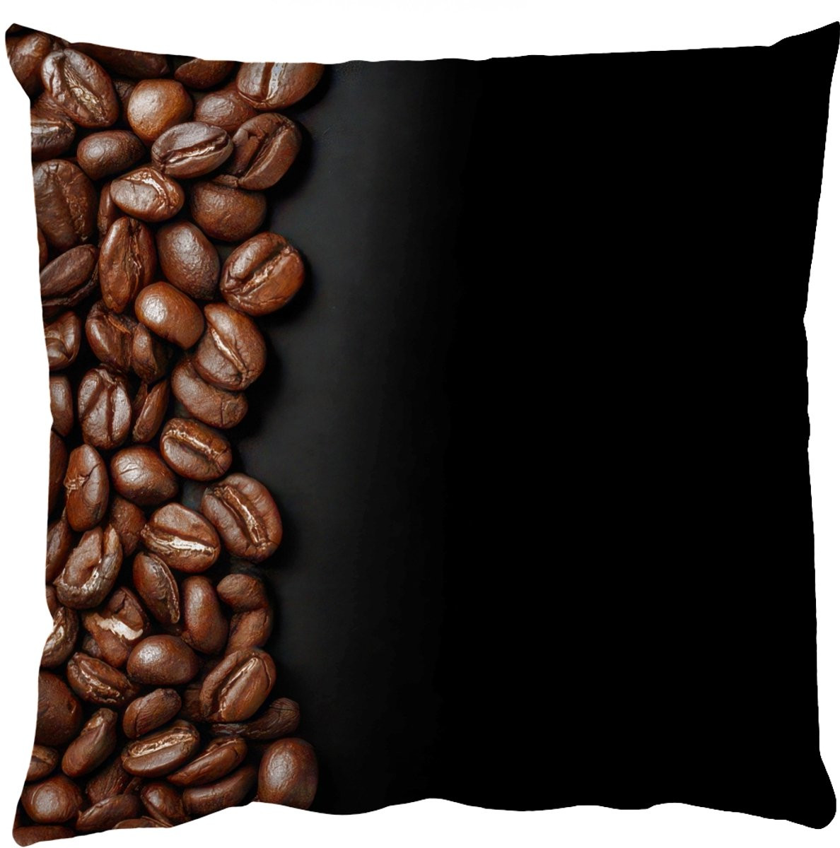 Sierkussen Koffiebonen Zwart 45 x 45 cm