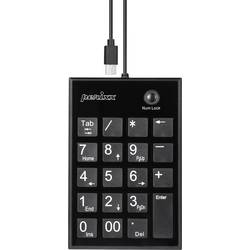 Perixx PERIPAD-202 C H Kabelgebunden Nummernblock USB-Hub Schwarz 12060