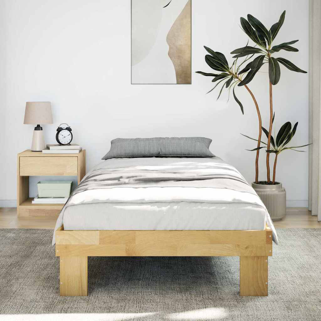 Union Rustic Solid Wood Bed Brown Small Single (2'6)