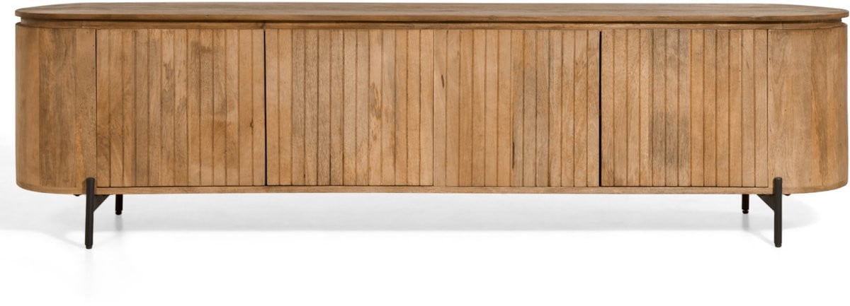 Tv-meubel Mokka Lichtbruin 210 cm - Giga Meubel