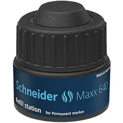 Schneider, Ersatzpatronen + Tintenfass, Permanentmarker-Refill-Station
