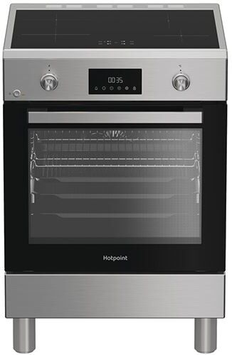 Ariston Fogão de Indução Hotpoint H6I8LMSAX  85x60x60 cm  4 Zonas  A  Inox