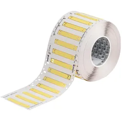 Brady, Etikettenrolle, HCM-75x10-7643-YL, Heatex Schilder, Gelb, 75 x 10 mm, 76er Kern(1000 St.)