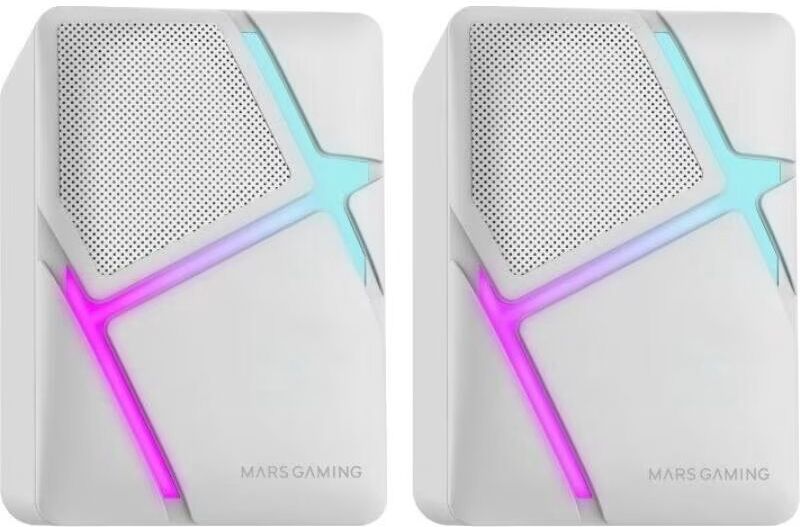 Mars Gaming Altavoces 20 Ms-H 10w Rgb Mshw Talla Única Unisex