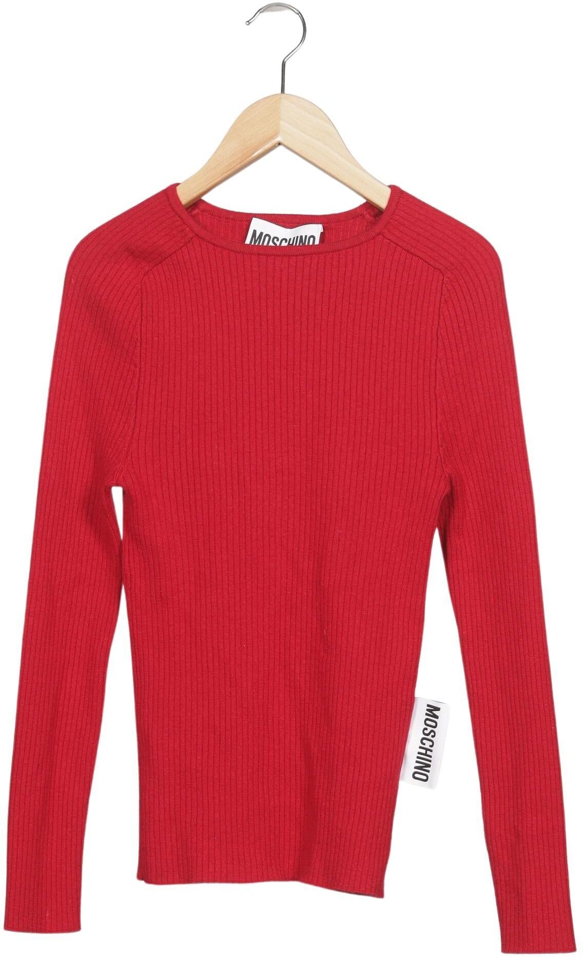 Moschino Damen Pullover, Rot, Gr. 3Xs, Schurwolle - Second Hand