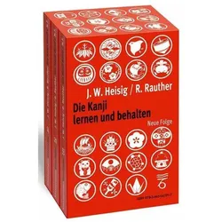 Die Kanji lernen und behalten Bände 1 bis 3. Neue Folge, Schulbücher von James W. Heisig, Robert Rauther