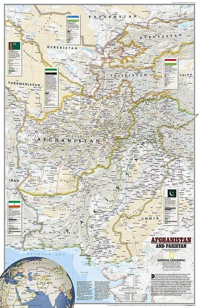 National Geographic Historic POD 2001 Afghanistan et Pakistan