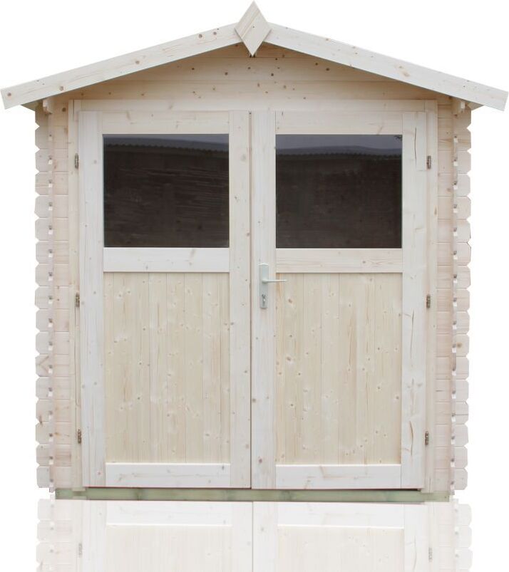 Gartenhütte Sommerruhe 5 - 2,90 x 2,90 Meter aus 19 mm Blockbohlen