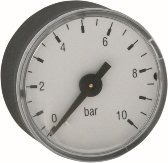 Syr - Sasserath Manometer 2315.01.930 senkrecht, 1/4", 0-10 bar, für DRUFI max