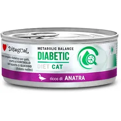 Disugual Veterinary Katzennassfutter DIABETIC Ente (Erwachsene) 85g