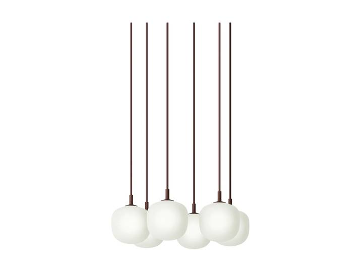 Muuto Rime Pendant Cluster 6 suspension Rouge foncé, Ø12 cm
