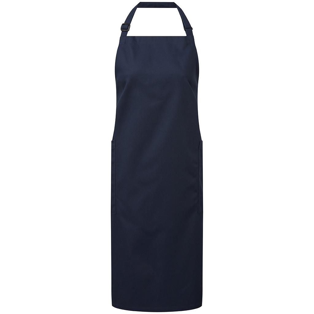 Premier Unisex-Erwachsene Bio-Schürze mit Fairtrade-Zertifikat (Navy)