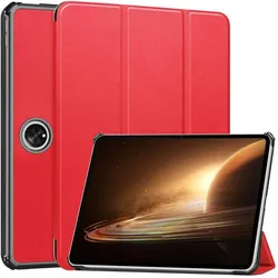König Design Schutz Hülle für OPPO Pad 2 (11,6 Zoll) Smart Cover Case Etui Tablet Tasche Neu (Oppo Pad 2), Tablet Hülle, Rot, Grau