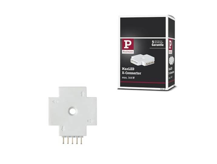 Paulmann 70617 Function MaxLED X-Connecteur\, Blanc\, Plastique