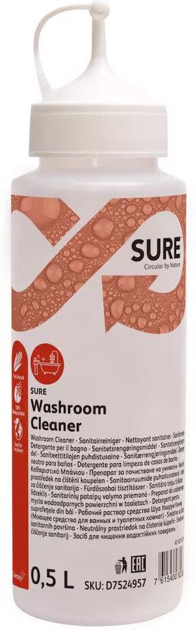 SURE Appliceringsflaska Washroom Cleaner 500ml