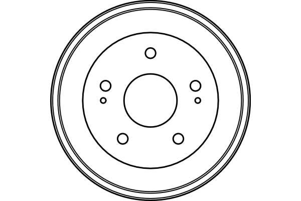 TRW Bremstrommel db4250 für HONDA