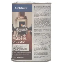 Holz-Öl Dr. Schutz Pflegemittel Premium Pflegeöl 1 L für geölte Parkett- und Korkböden