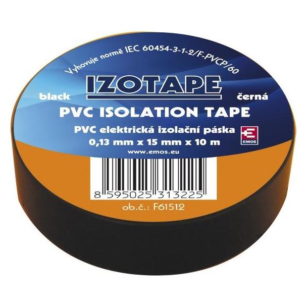 Emos Isolation Tape PVC 15/10 black (15 mm) (2001151020)