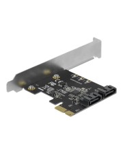 Delock 2 Port SATA PCI Express Karte Low Profile Formfaktor PCI-Express (90431)