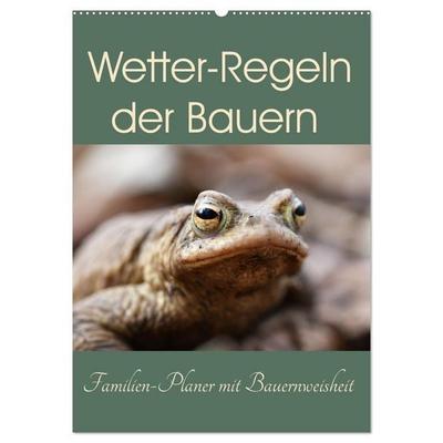 Wetter-Regeln der Bauern (Wandkalender 2026 DIN A2 hoch), CALVENDO Monatskalender