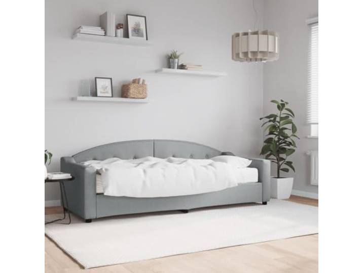 Holzwerkstoff stabil feuchtigkeitsbeständig Schlafzimmer Lattenrost 75x190 Bettgestell ohne Matratze Räuchereiche 75x190 cm Holzwerkstoff Lattenrost Bettrahmen stabil Modern Schlafzimmer