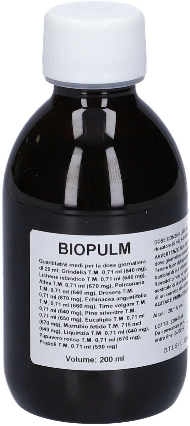 Oti Biopulm Sciroppo 200 ml
