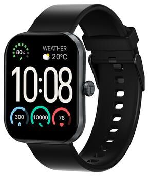Inspire Daily Merch Voice Calling Watch, Smart Watch For Men, Waterproof, Health Monitoring, Voice Assistant, Smart Notifications black