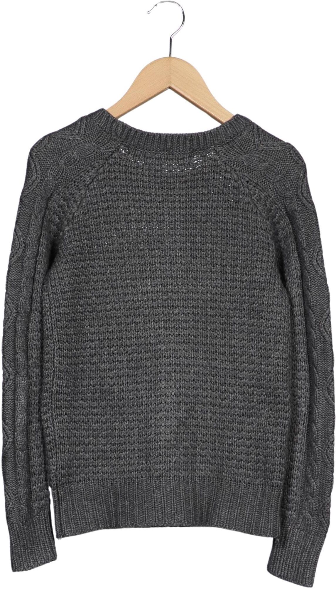Zara Damen Pullover, Grau, Gr. S, Angorawolle / Synthetik - Second Hand