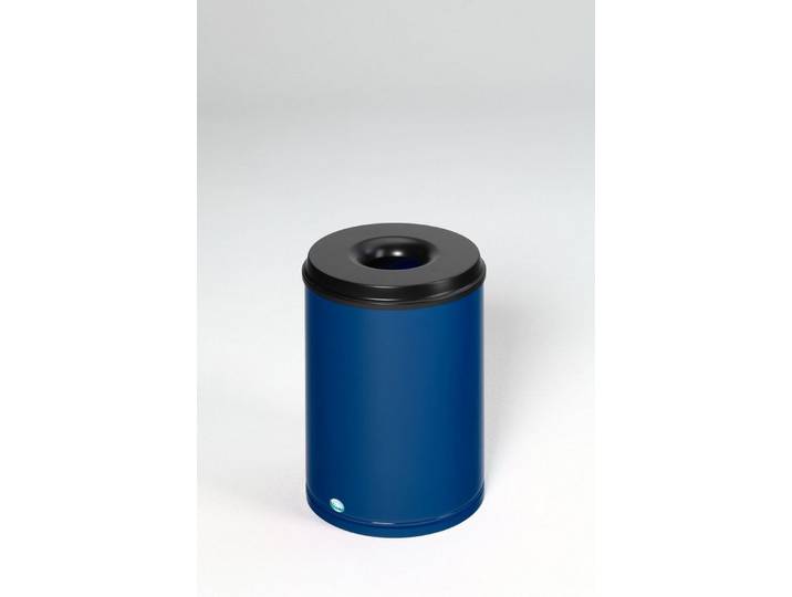 PROREGAL® Papierkorb Selbstlöschender Papierkorb 50L 53x37x37cm Blau