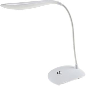 ChiliTec Schreibtischlampe 23107, mit LED, mit Standfuß, 100 Lumen, dimmbar, weiß