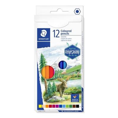 STAEDTLER Farbstift Sechskantform, 12er Etui