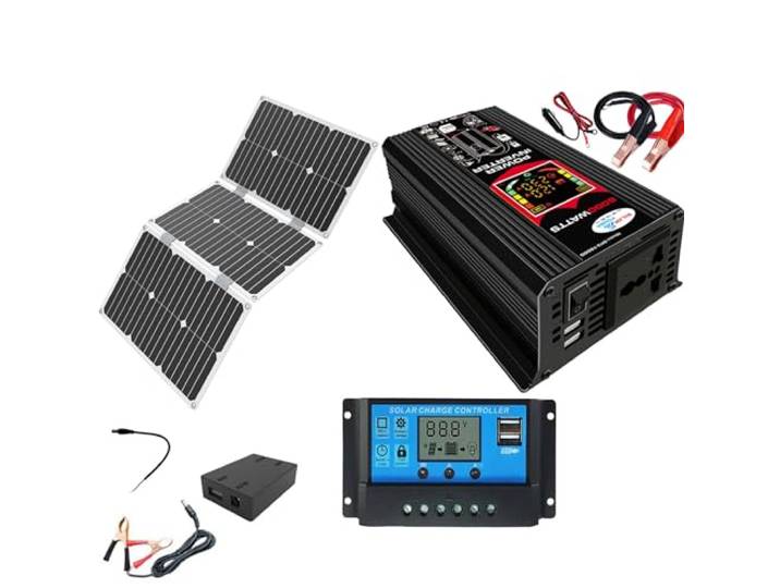 6000-W-Solarpanel-Kit mit 60-W-Monokristallpanel und 30-A-Controller(110V)