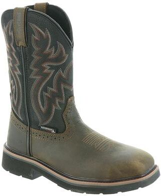 Wolverine Rancher Wellington Steel Toe - Mens 11 Black Boot Medium