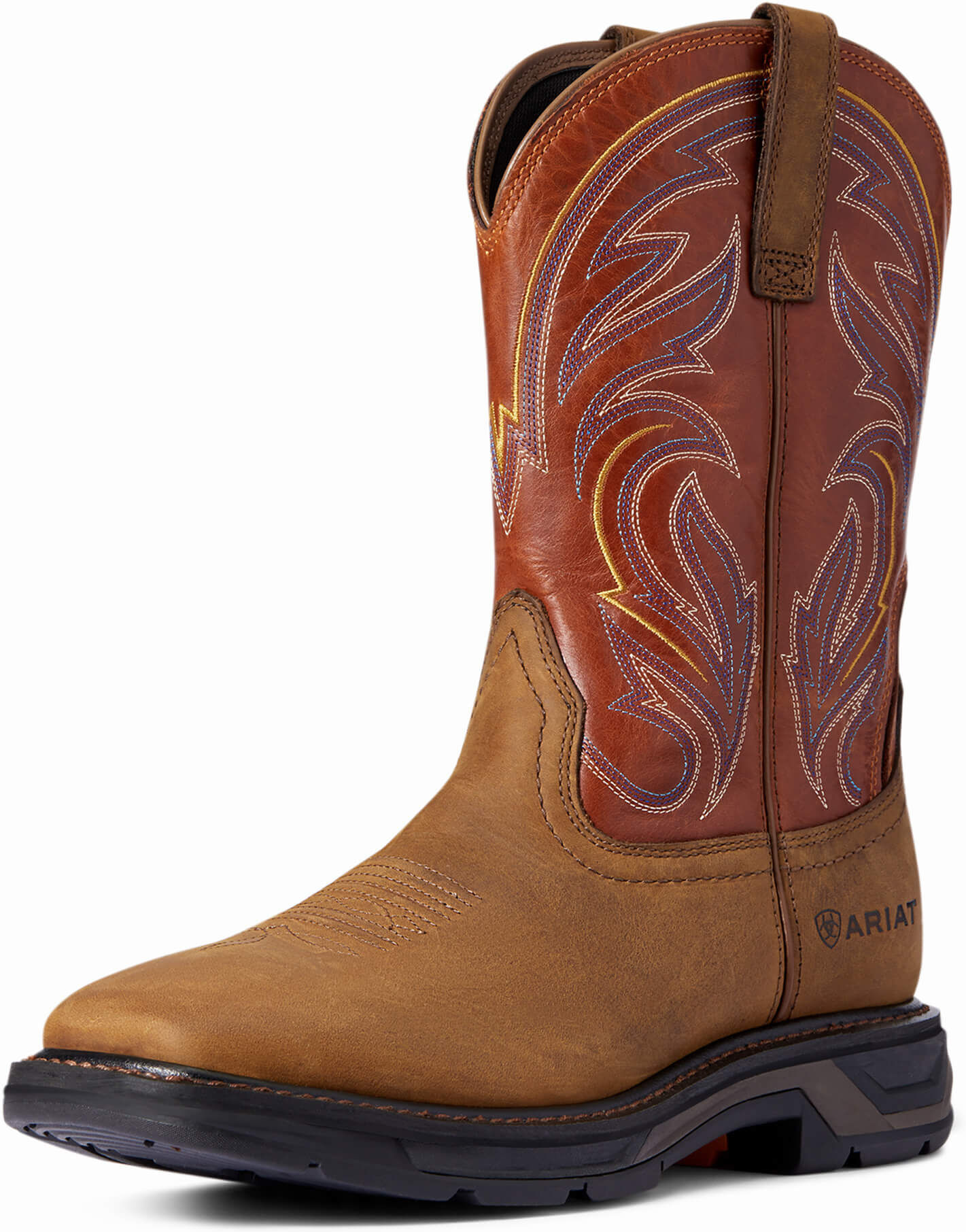 Men's WorkHog XT Cottonwood Work Boots in Dark Earth, Size: 7 EE / Wide by Ariat