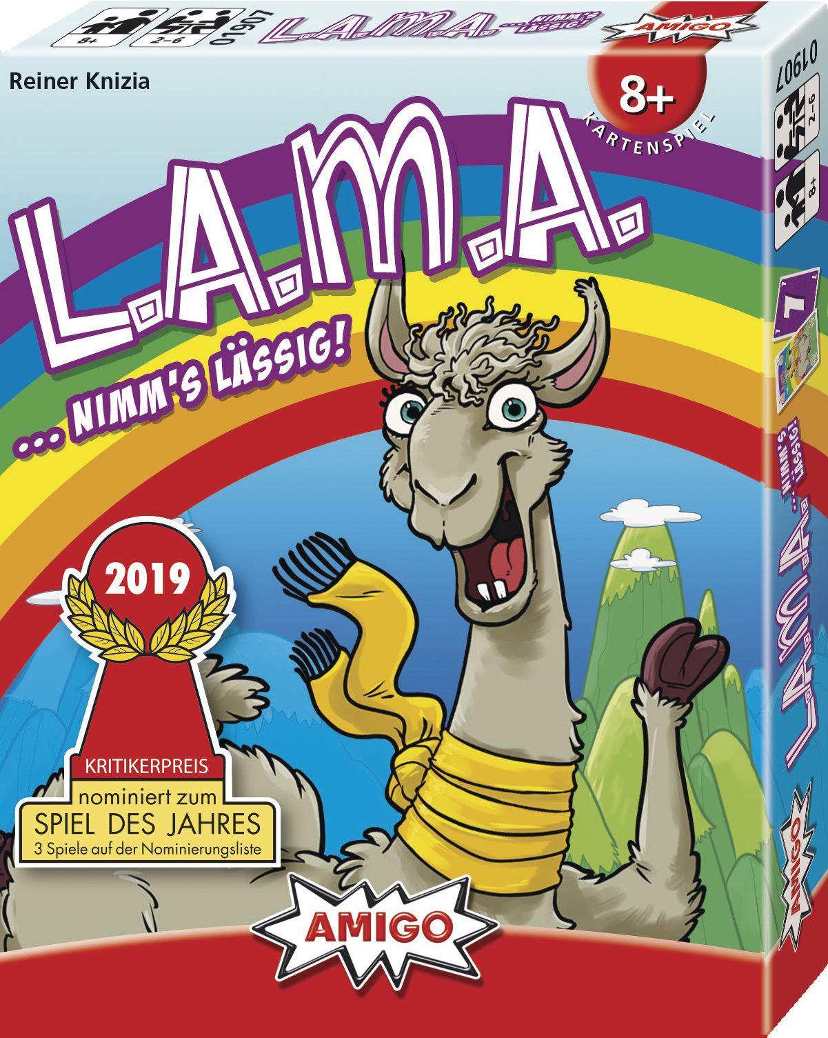 Amigo Kartenspiel bis zu 6 Spielern ab 8 Jahr(e) 01907 L.A.M.A. 607-01-907