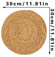 Uplift Treasures Handmade Boho Woven Wall Basket Decor tk370 ms8681