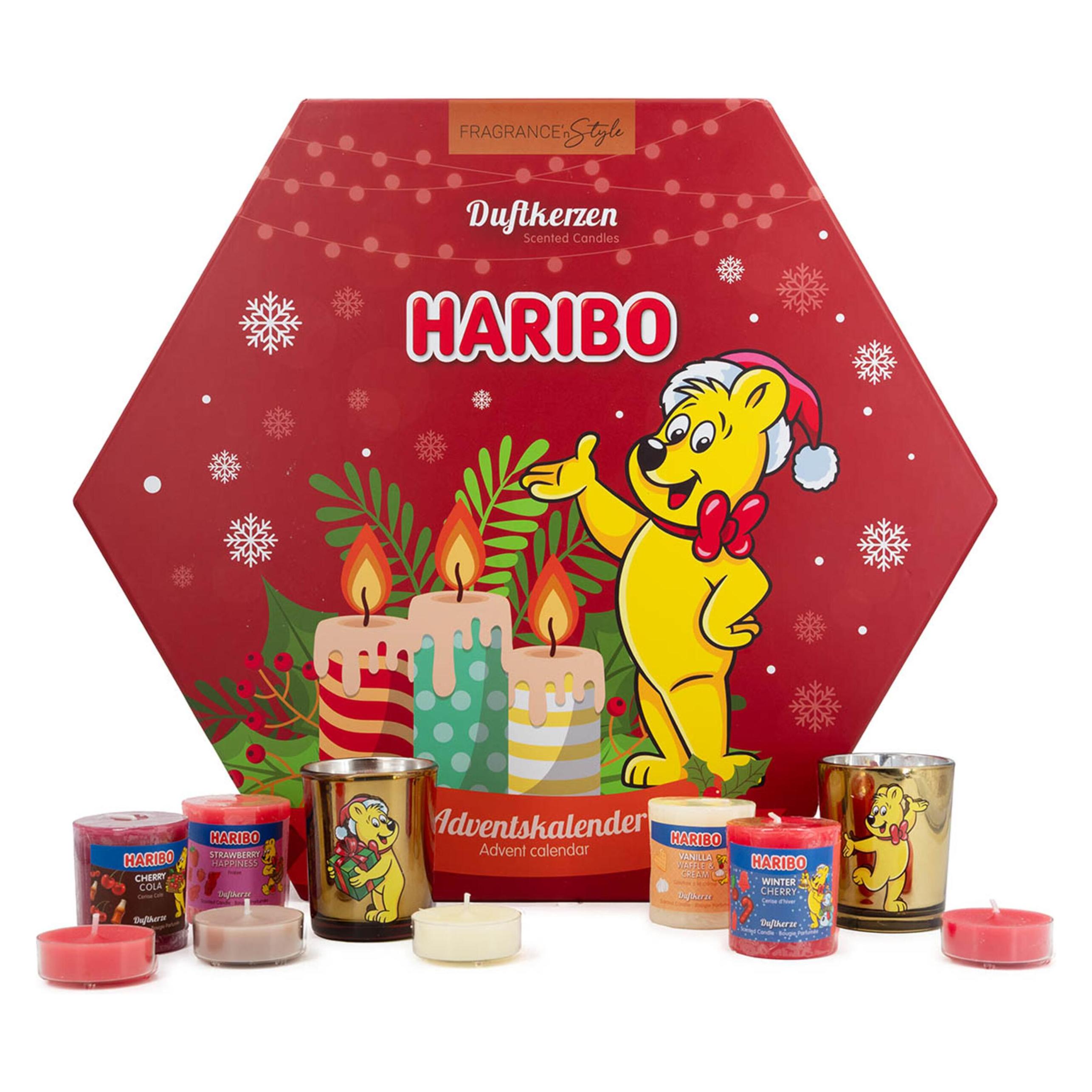 Haribo Votives & Teelichter 2025 (24 Türchen) (A2778)